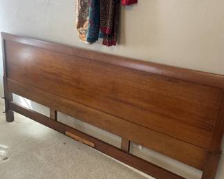 King Headboard (frame available). Mid Century Modern
