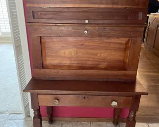 Front view - antique cabinet chest