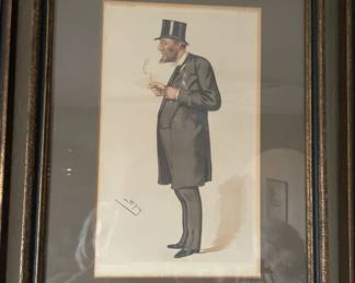 'Lawyer' magazine cover - early 1900's - framed