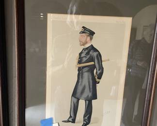 'Lawyer' magazine cover - framed - early 1900's