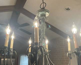 Beautiful Vintage Chandelier 8 candle