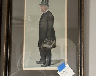 'Lawyer' magazine cover - early 1900's - framed