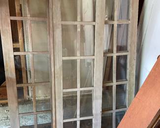 Glass doors