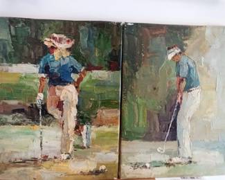 Golf Art Canvas
