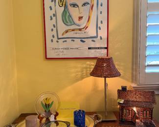 Ulrica Hydman -Vallien - Kosta Boda Signed Litho and Painted Glass 