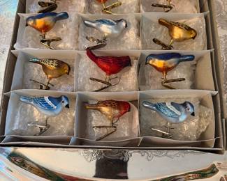 Vintage Old World Christmas Songbirds