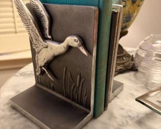 Vintage Signed Bruce Fox Book Ends 