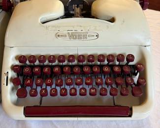 Vintage Voss Typewriter