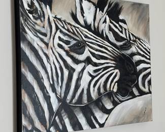 Zebras Original Painting