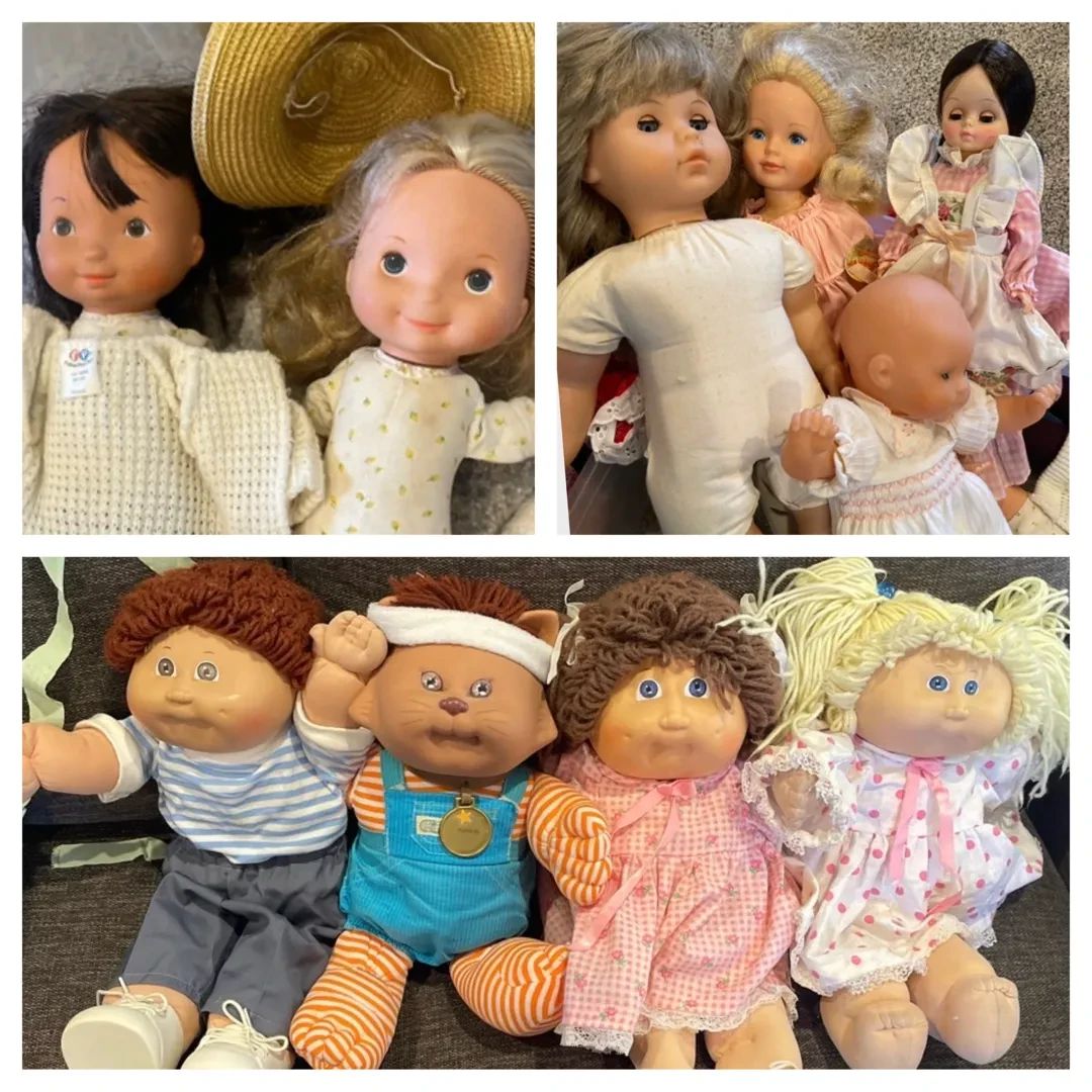 70s And 80s Dolls  Cabbage Patch And My Friend Mandy Plus Acessories