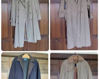 Burberry Trenches And Short Jackets