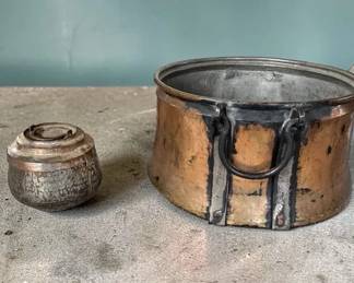 Two Cool Pots With Patina