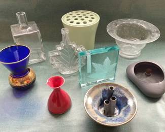 Array Of Flower Vases And Vessels