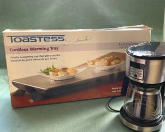 Cordless Warming Tray And Coffee Maker