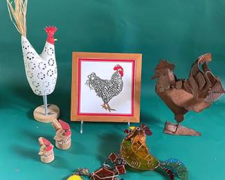Chickens Coming Home To Decorate