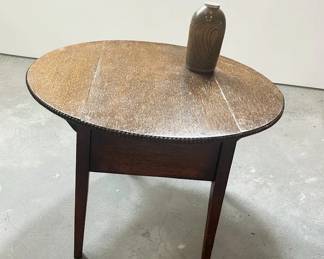 Candle Holder  Charming Antique Table With Hidden Compartment