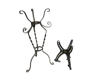 Iron Plant and Pot Stands 