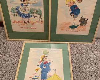 The Nursery Rhyme Collection Vintage Paintings