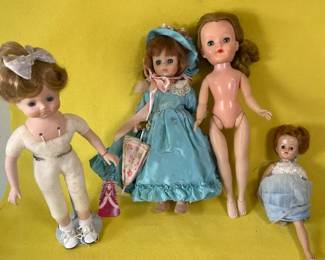 Antique And Porcelain Dolls And Clothes
