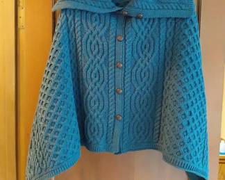 Knit Wool Poncho