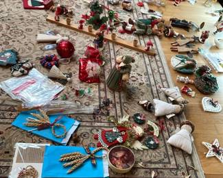 Extensive Holiday Ornament And Decor Collection