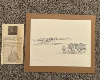 Consuelo Eames Hanks Original Pencil Sketch