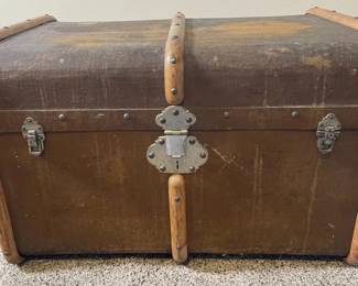 Unique Scandinavian Antique Trunk
