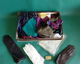 Pocket Squares Silk, Cotton And Delicate Leather Gloves