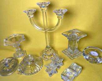 Stunning Glass Candle Holders