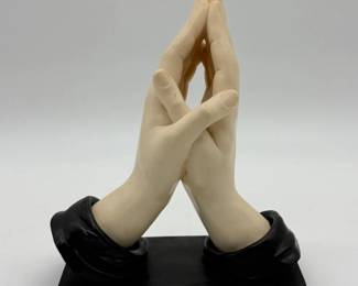 165 VintagePrayingHandsSculpture