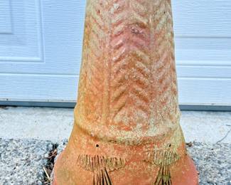 168 WeatheredTerraCottaGardenBaseStand