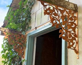 100 RusticMetalShelfBrackets