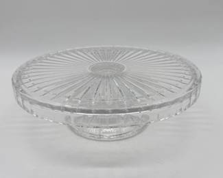 124 ClearCrystalPedestalCakeStand