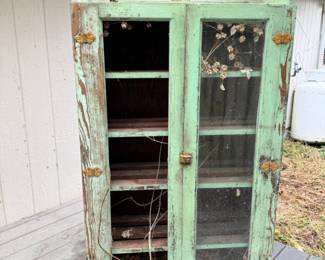 13 AntiqueAmericanPieSafeCabinet