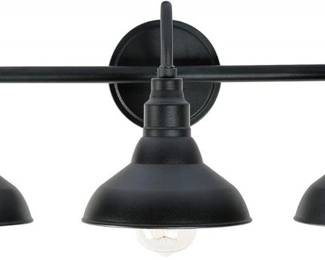 151 KenroyHomeDale243LightBlackVanityLight