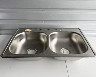 173 GlacierBay33DropInDoubleBowlStainlessSteelKitchenSink