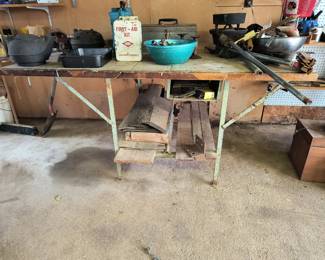 Large shop work table
