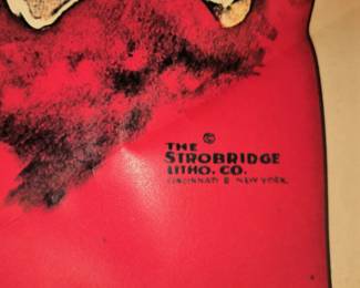 Lithograph company name on poster