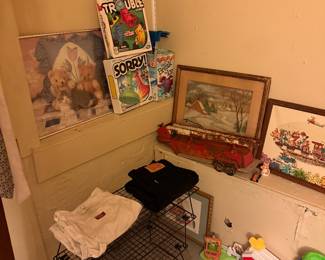 Bear photographs and fisher price toys