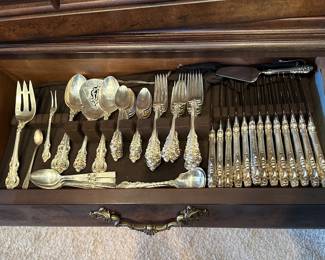Wallace “Grand Baroque” Set of Sterling Flatware 
