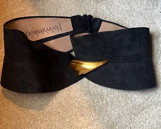 Donna Karan Suede Belt