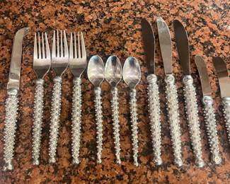 Diana Carmichael Studded Collection Cutlery (many more pieces in this set not pictured!)