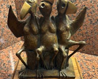 Walter Palmer Bronze Sculpture  “The Girls” Rare piece #6 of 40