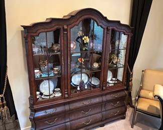  Henredon Breakfront Cabinet