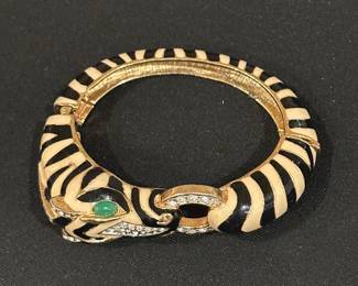 Vintage Ciner Zebra Bracelet