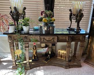 Italian Server  with Center Drawer