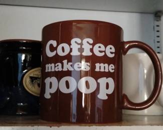 Coffee cup with sense of humor