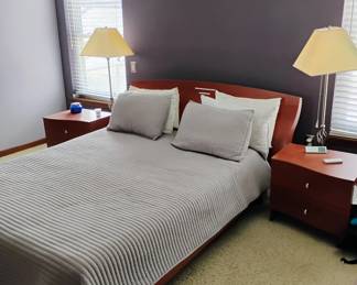 Mid century modern style bedroom suite