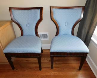 ART DECO DINING SIDE CHAIRS 2 OF 4