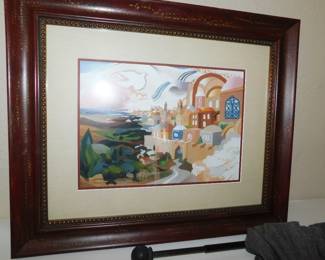 SIGNED BRACHA LAVEE "PEACE OVER JERUSALEM"